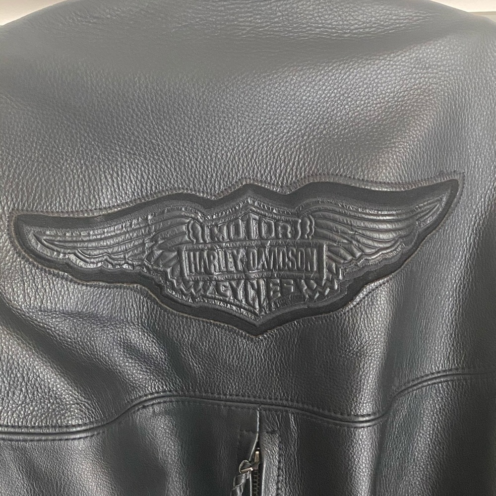 Vintage Authentic Harley Davidson Willie G Leather Jacket/Vest NWOT​​​​​​​​​​ - Picture 2 of 15
